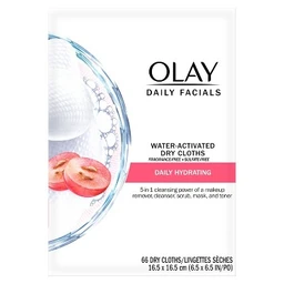Olay Olay Daily Facials 5 in 1 Clean Water Activated Cleansing Cloths 66ct