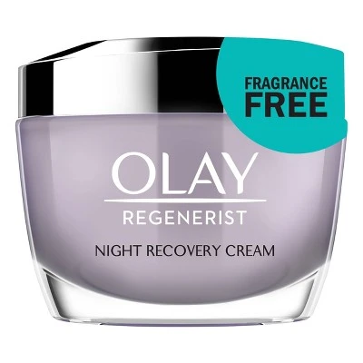 Olay Regenerist Night Recovery Cream Moisturizer, Fragrance Free