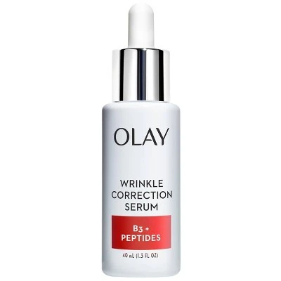Olay Wrinkle Correction Serum  Vitamin B3 + Collagen Peptides  1.3 fl oz
