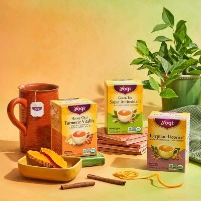 Yogi Tea Honey Chai Turmeric Vitality Tea 16ct