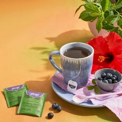 Yogi Tea Green Tea Blueberry Slim Life Tea 16ct