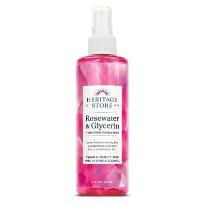 Heritage Store Rosewater Glycerin 8oz