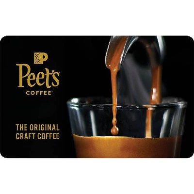 Peet's Coffee $25 Gift Card (Email Delivery)
