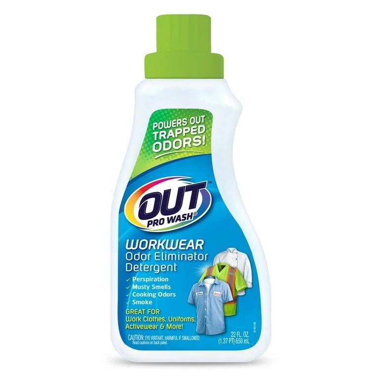 OUT ProWash Workwear Odor Eliminator Detergent, 22 Fl. Oz.