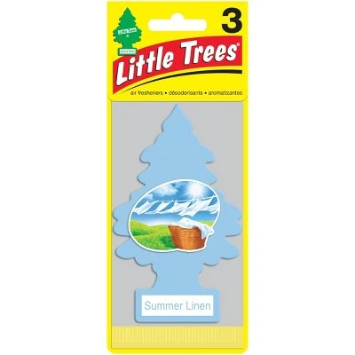 Little Trees Summer Linen Air Freshener 3pk