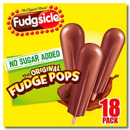 Popsicle Fudgsicle No Sugar Added Original FudgePops  18pk