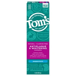 Tom's of Maine Tom's of Maine Antiplaque & Whitening Peppermint Natural Toothpaste 5.5oz