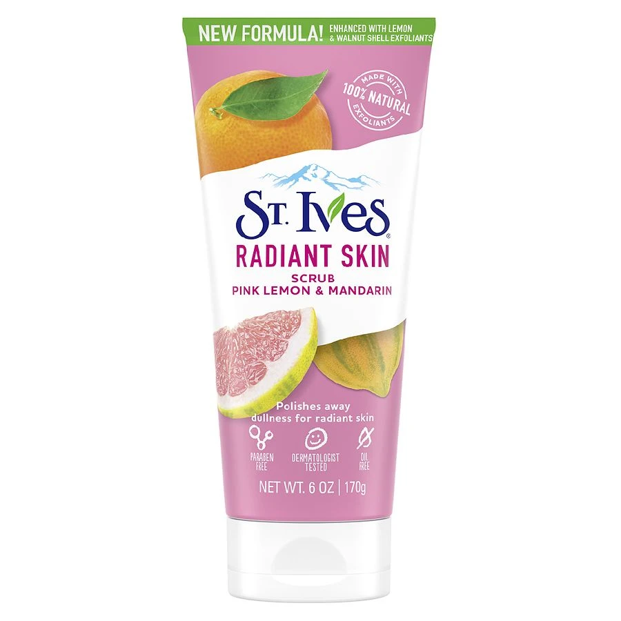 St. Ives Even & Bright Scrub, Pink Lemon & Mandarin Orange