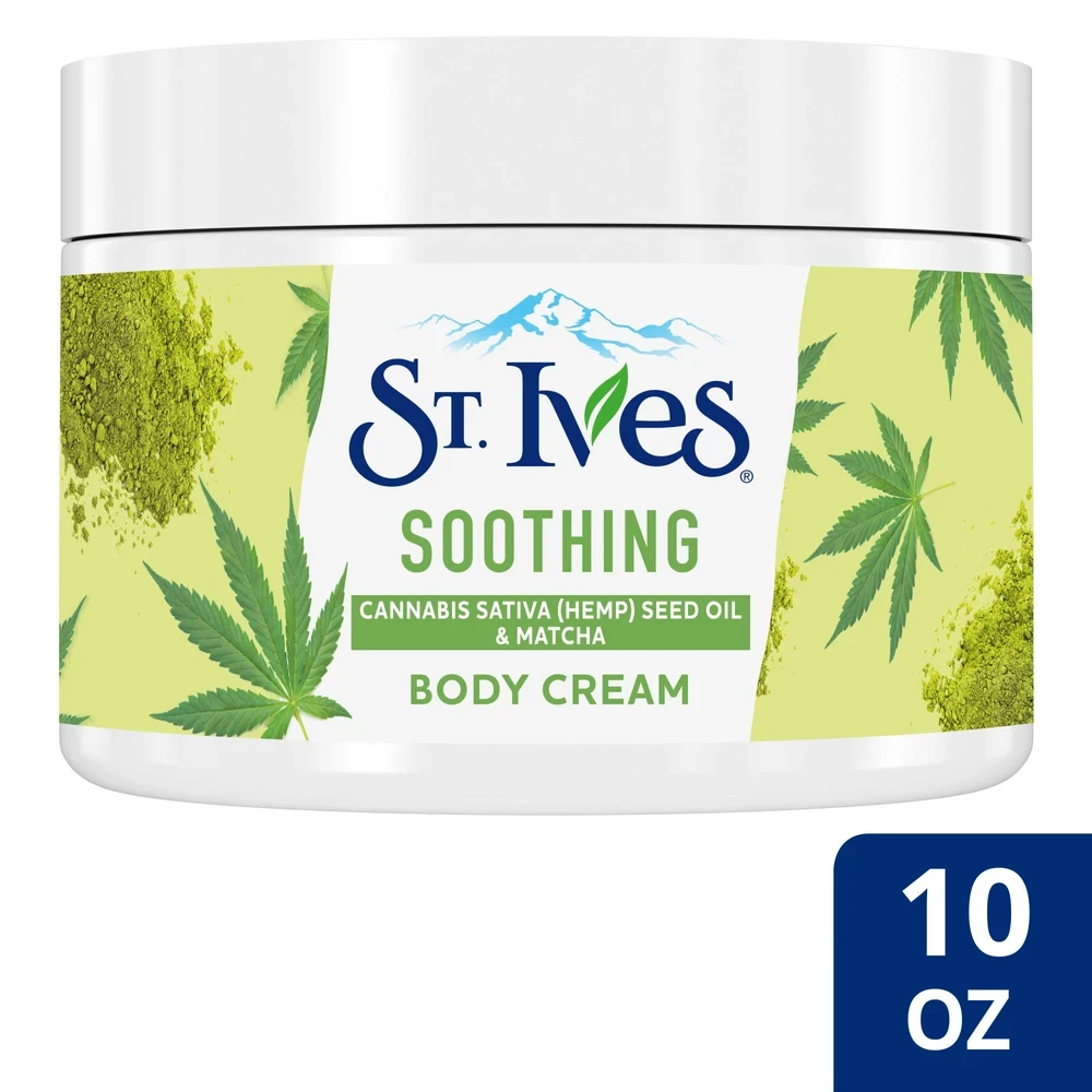 St. Ives Cannabis Sativa Seed Oil & Matcha Body Cream  10oz