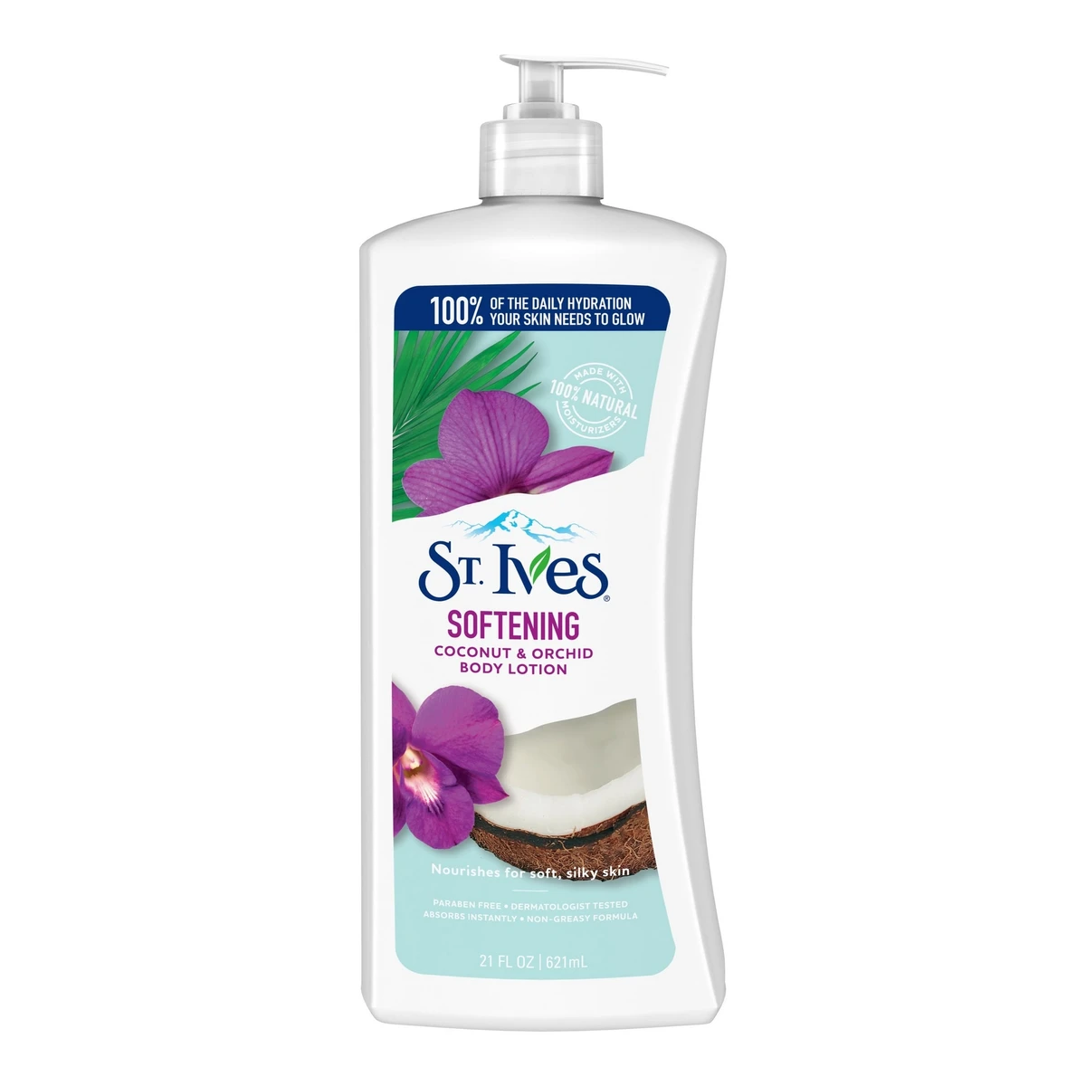 St. Ives Soft & Silky Coconut & Orchid Body Lotion 21 oz