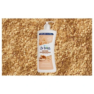St. Ives Nourish & Soothe Oatmeal & Shea Butter Body Lotion 21 oz