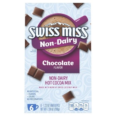 Swiss Miss Chocolate Flavor Non Dairy Hot Cocoa Mix, Chocolate