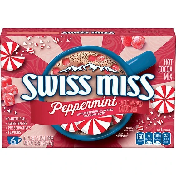 Swiss Miss Cocoa Candy Cane  .8.28oz