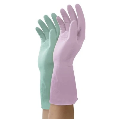 Clorox Duo Latex Gloves  Medium