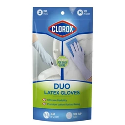 Clorox Clorox Duo Latex Gloves  Medium