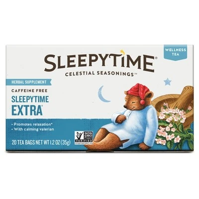 Celestial Seasonings Sleepytime Extra Caffeine Free Wellness Tea  20ct