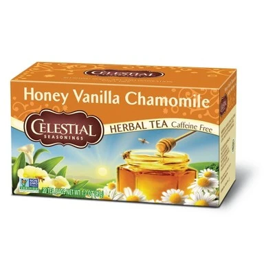 Celestial Seasonings Honey Vanilla Chamomile Caffeine Free Herbal Tea  20ct