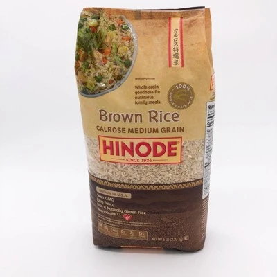Hinode Extra Fancy California Medium Grain Brown Rice  5lb