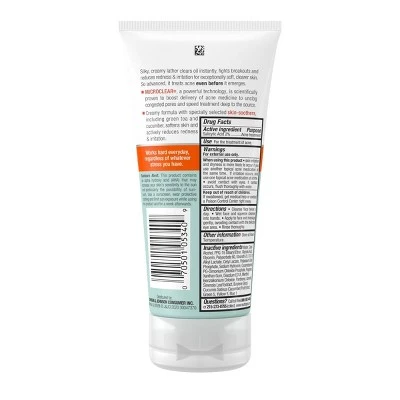 Neutrogena Oil Free Acne Stress Control Power Cream Wash 6 fl oz