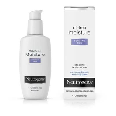 Neutrogena Oil Free Daily Sensitive Skin Face Moisturizer  4 fl oz