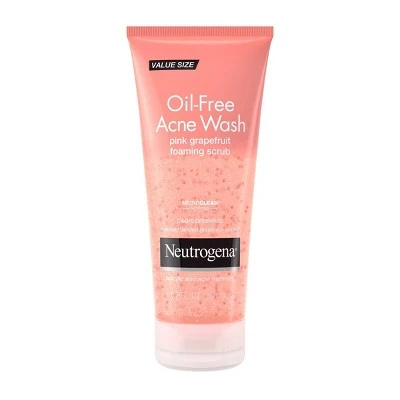 Neutrogena Oil Free Acne Wash Pink Grapefruit Foaming Scrub  6.7oz