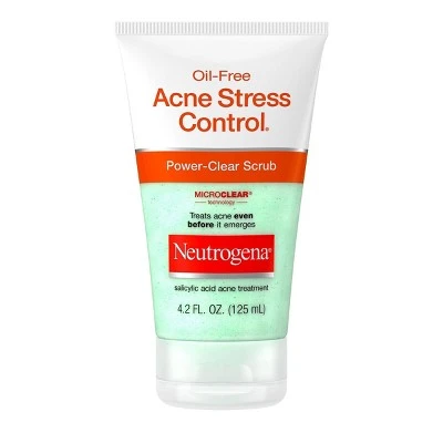 Neutrogena Oil Free Acne Stress Control, Power Clear Scrub (2016 formulation)