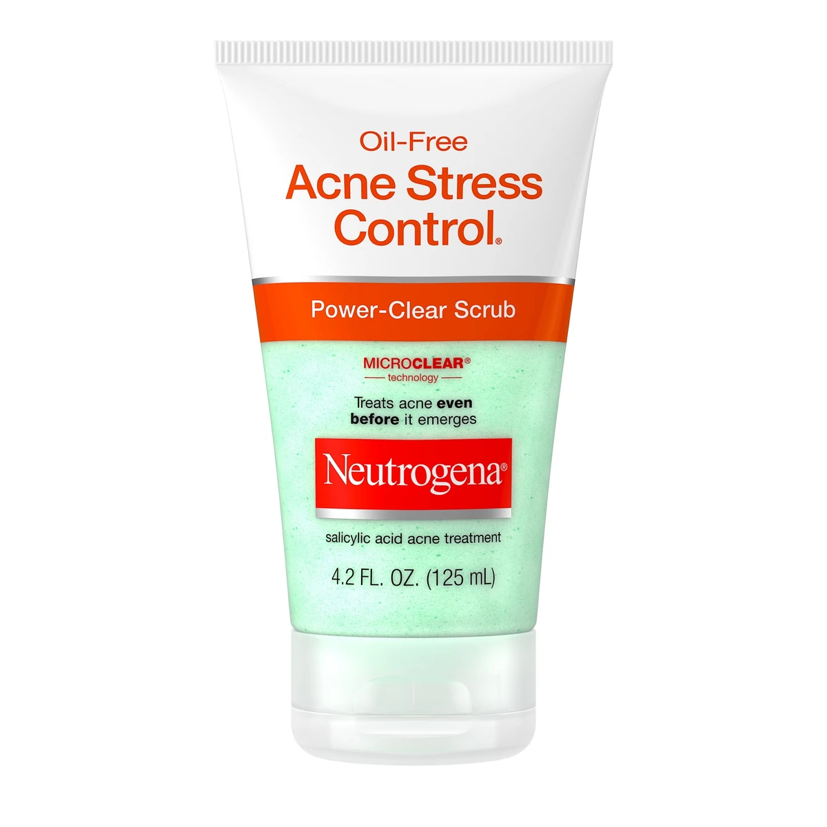 Neutrogena Acne Stress Control Power Clear Scrub Oil Free  4.2 Fl. Oz.
