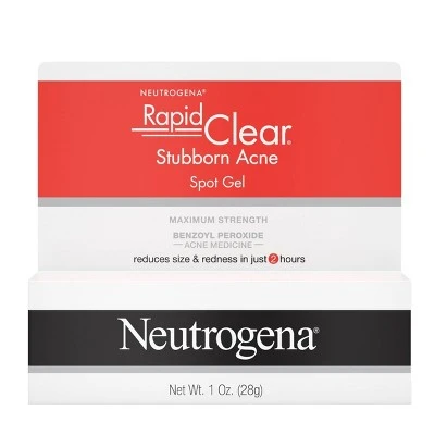 Neutrogena Rapid Clear Stubborn Acne Medicine Spot Treatment Gel  1oz