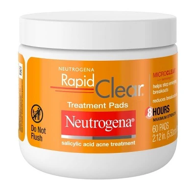 Neutrogena Rapid Clear Maximum Strength Treatment Pads 60ct