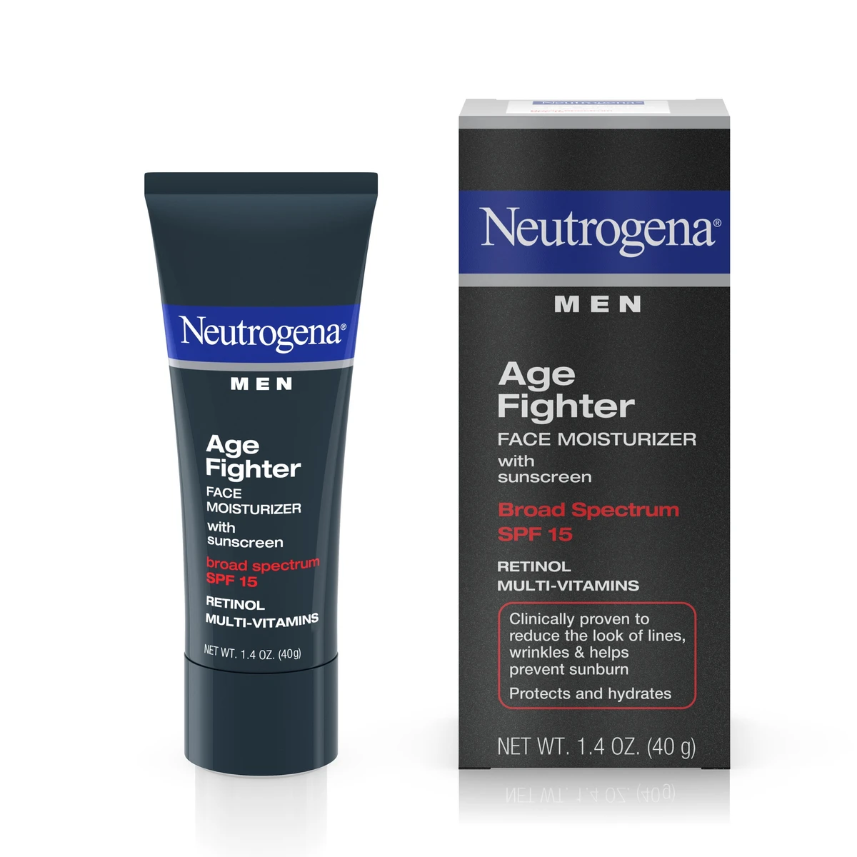 Neutrogena Men's Anti Wrinkle Age Fighter Moisturizer  SPF 15  1.4oz