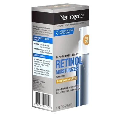 Neutrogena Rapid Wrinkle Repair Moisturizer with Sunscreen Broad Spectrum, SPF 30