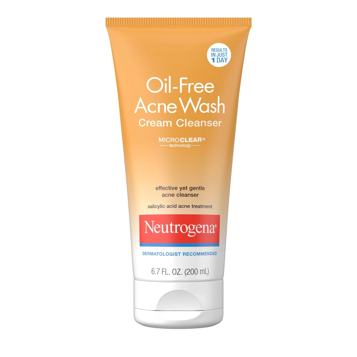 Neutrogena Oil Free Acne Face Wash Cream Cleanser 6.7 fl oz