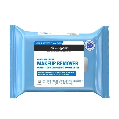 Neutrogena Fragrance Free Makeup Remover Cleansing Wipes  25ct