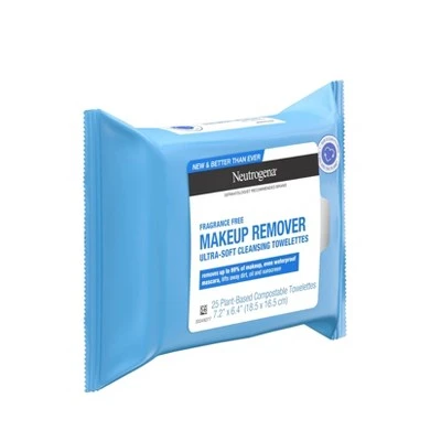 Neutrogena Fragrance Free Makeup Remover Cleansing Wipes  25ct