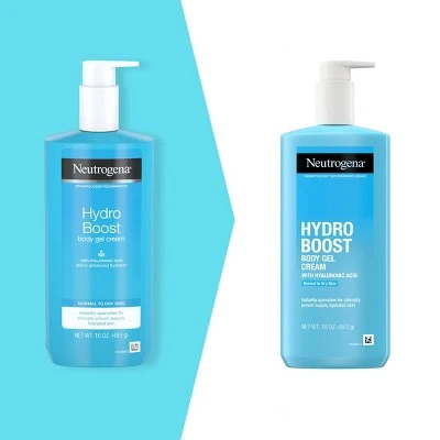 Neutrogena Hydro Boost Hydrating Body Gel Cream with Hyaluronic Acid  16oz