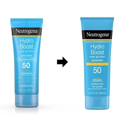 Neutrogena Hydro Boost Gel Moisturizing Sunscreen Lotion  SPF 50 3 fl oz