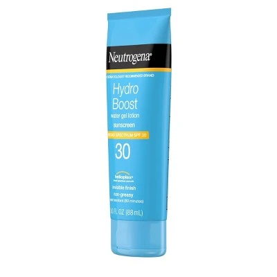 Neutrogena Hydroboost Non Greasy Sunscreen Lotion  SPF 30  3 fl oz
