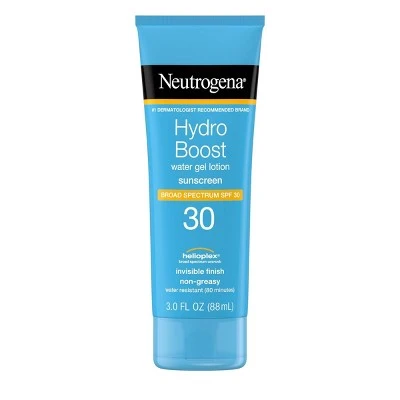 Neutrogena Hydroboost Non Greasy Sunscreen Lotion  SPF 30  3 fl oz