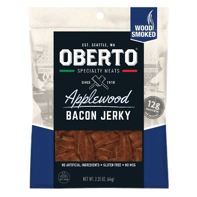 Oberto All Natural Bacon Jerky 2.5oz