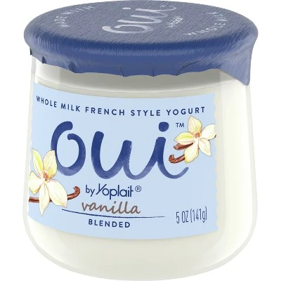 Oui by Yoplait Vanilla Flavored French Style Yogurt  5oz