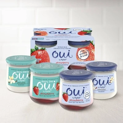 Oui by Yoplait Vanilla Flavored French Style Yogurt  5oz