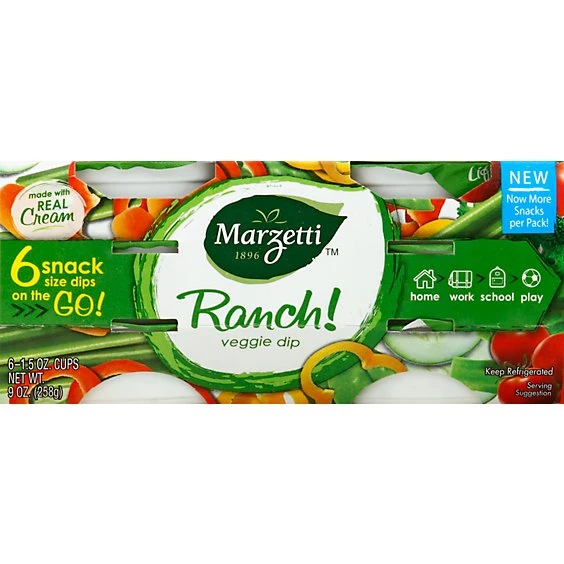 T. Marzetti Ranch Veggie Dip 1.5oz/6pk