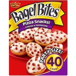 Bagel Bites Ore Ida Bagel Bites Cheese & Pepperoni Frozen Mini Bagels 40ct