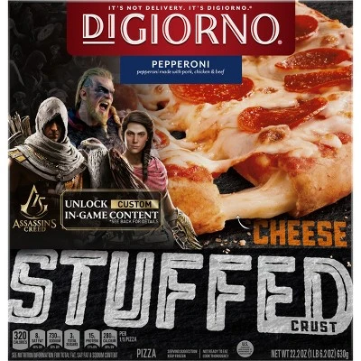 DiGiorno Pepperoni Frozen Pizza with Cheese Stuffed Crust  22.2oz