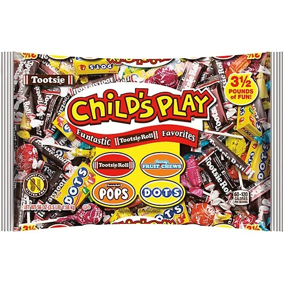 Child's Play Halloween Assorted Chocolate & Candy Bag  56oz