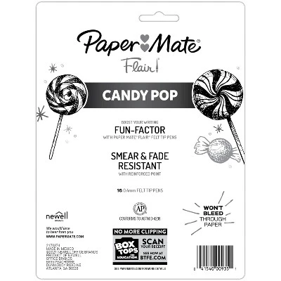 Paper Mate Flair 16pk Candy Pop Felt Tip Pens
