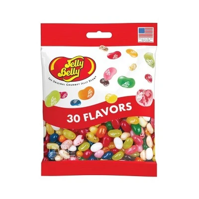 Jelly Belly the Original Gourmet Jelly Bean, Blueberry, Bubble Gum, Buttered Popcorn, Cappuccino, C
