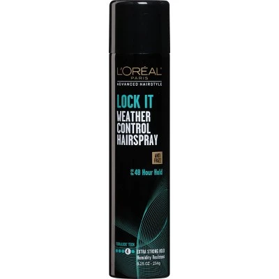 L'Oreal Paris Advanced Hairstyle Lock It Weather Control Hairspray  8.25oz