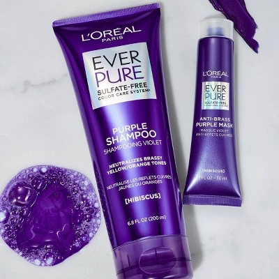 L'Oreal Everpure Brass Toning Purple Shampoo  6.8 floz