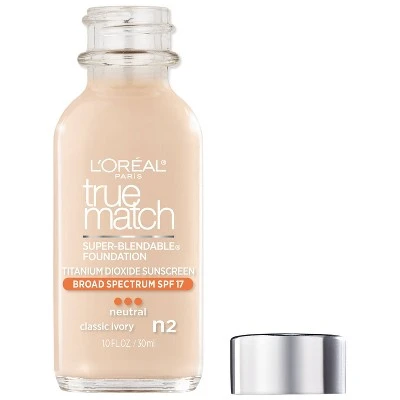 L'Oreal Paris True Match Super Blendable Makeup Light Shades 1.0 fl oz